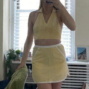 NEW WITH TAGS halter top and tennis skirt set
